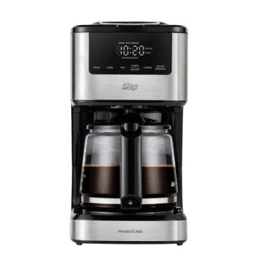 Imagem de Cafeteira Elétrica Digital WAP WCD1500 1,5L com Timer Programável 900W