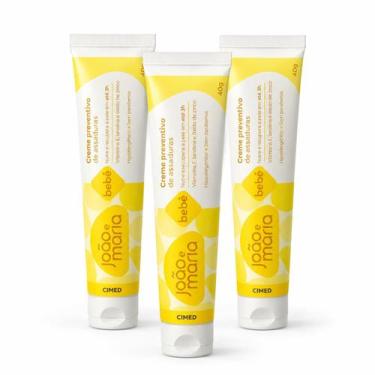Imagem de Kit 3 Creme De Assaduras João E Maria Bebê 40g Cimed