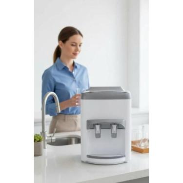 Imagem de Purificador Água Gelada Compressor 220V Branco/Fumê - Congratulations 