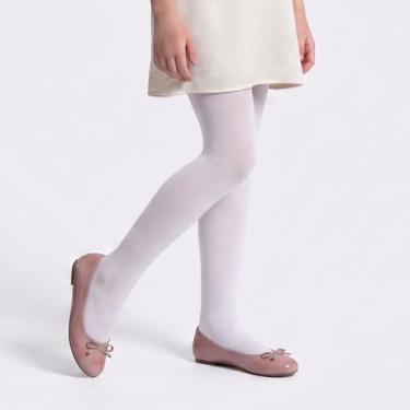 Imagem de Meia Calça Infantil Menina Fio 20 Selene, Branco, M