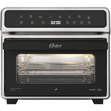 Imagem de Forno e Fritadeira sem Óleo Oster OFOR270-127 25L 1800W Digital Preto 