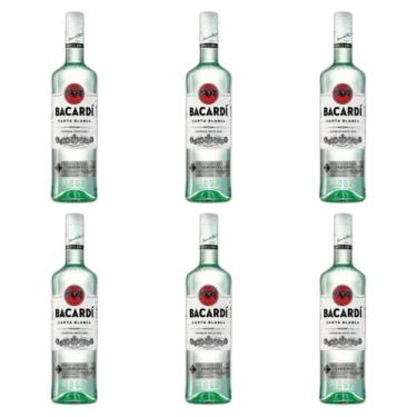 Imagem de Kit 06 Rum Bacardi Superior Carta Blanca 700ml Envio Imediato