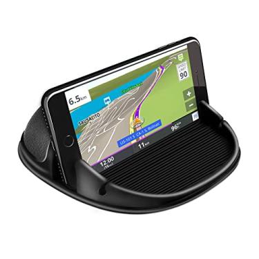 Imagem de Suporte de telefone para carro, suporte de telefone para carro, suporte de silicone, suporte de telefone para vários painéis, suporte de mesa antiderrapante, compatível com iPhone, Samsung, smartphones Android, dispositivos GPS e mais