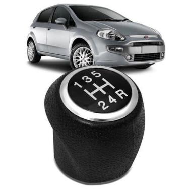 Imagem de Bola Câmbio Manopla Preto Punto 2008 Em Diante