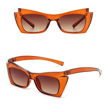 Imagem de Cat Eye Sunglasses Women Vintage Gradient Small Sun Glasses Women Men Eyewear Elegant Gafas De Sol,OrangeTea,china