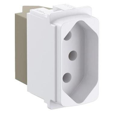 Imagem de Módulo Tomada Legrand Pial Zeffia - 2P+T - 20A/250V - Branco - 680161