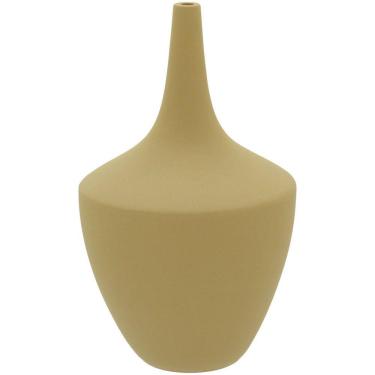 Imagem de EMMA GARRAFA DECORATIVA 23x13x13cm CERÂMICA AMARELO