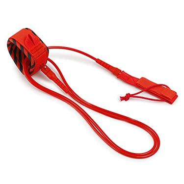 Imagem de Qudai Trela ​​de Surf Surf Leash Leash Aço Suave Swivel Surf Perna Raia Paddleboard 6FT / 8FT / 10FT