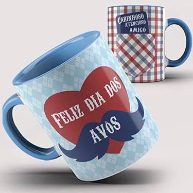 Imagem de Caneca Azul Avós Carinhoso atencioso Amigo 45ib