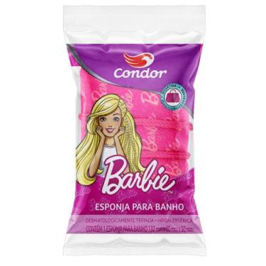 Imagem de Esponja De Banho Infantil Condor Barbie Personagens Sortidos 1 Unidade