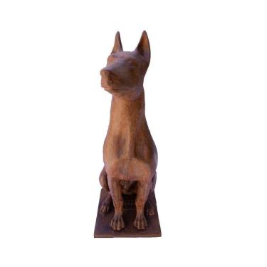 Imagem de Cachorro Dobermann O Par Escultura Ferro Fundido