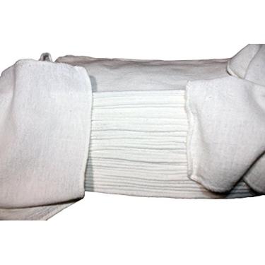 Imagem de Toalhas brancas da Atlas Towels – (pacote com 25) – Tamanho 33 x 33 cm – Grau comercial – Panos de limpeza 100% algodão reutilizáveis, laváveis, panos de limpeza – perfeitos para mecânico, garagem, lojas e esfregão de bar