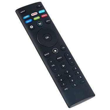 Imagem de XRT140L XRT140 Substituição de controle remoto adequado para Vizio TV com Vudu Netflix Prime Video Disney Hulu Redbox Botão Key D32F4-J01 D24F4-J01 D40F-J09 D43F-J04 D24F-J09 D24H-J09 D32F-J09 D32F-J09 4D 32 H-J09 OLED55-H1
