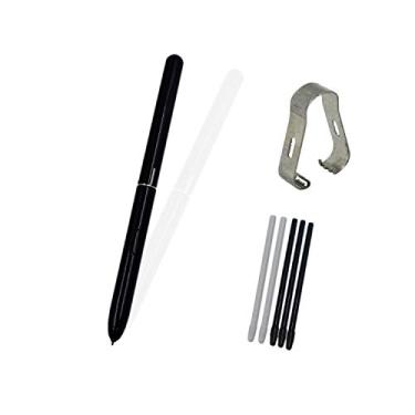 Imagem de CaoXiong Caneta ponteiro Touch Stylus S 3 em 1 + 5 pontas/pontas de substituição para Samsung Galaxy Tab S4 EJ-PT830B T835 T837 preta