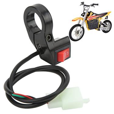 Imagem de Interruptor do guidão da motocicleta Interruptor de botão de 3 velocidades da bicicleta Parte de ajuste da motocicleta 22 mm para modificação da motocicleta offroad da bicicleta elétrica