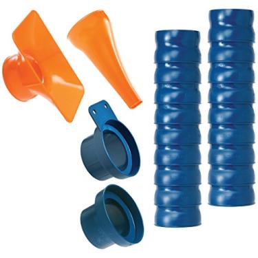 Imagem de Loc-Line Kit de aspirador de pó 80813, 6,35 cm, azul/laranja