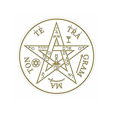 Imagem de Adesivo Radiônico Pentagrama - Com 3 adesivos - 5cm