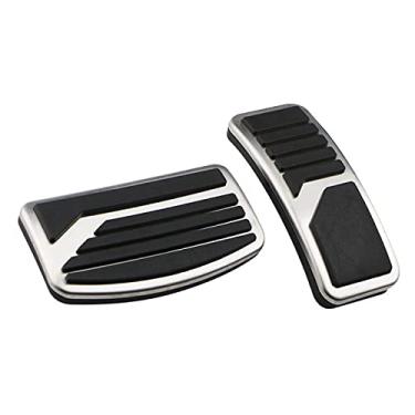 Imagem de JIERS Capa de pedal, para Mitsubishi Outlander 2006-2021 Outlander PHEV 2018-2021, capa de pedal de carro de aço inoxidável
