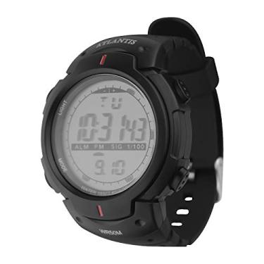 Imagem de Atlantis Relógio Digital Esportivo Running Preto com Cronômetro e Alarme