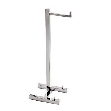 Imagem de Papeleira de Piso com Revisteiro Inox - Kromus - QD0408