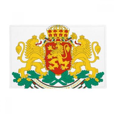 Imagem de DIYthinker Tapete de chão com emblema Nacional Sofia Bulgaria Tapete antiderrapante para porta de banheiro
