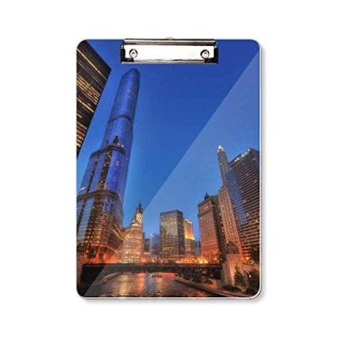 Imagem de Prancheta de Prancheta City Stars Night Sky A4