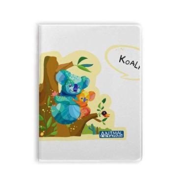 Imagem de Diário de capa macia para caderno de aquarela Koala e Eucalipto da Austrália
