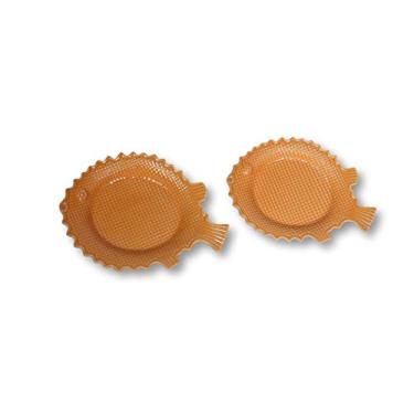 Imagem de Jg Enfeite Round Fish C/2 Cr Casa Libre Laranja