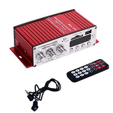 Imagem de Amplificador Receiver Bluetooth 2 Canais Usb Sd Radio Fm Som，Amplificador de carro MA-120 HIFI