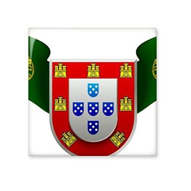 Imagem de Azulejos de cerâmica para decoração de banheiro, azulejos de cerâmica com símbolo de país com emblema nacional de Portugal para decoração de banheiro, azulejos de cerâmica, azulejos de parede