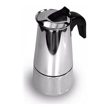 Imagem de Cafeteira Expresso Italiana 6 Cafés Xícaras Aço Inox