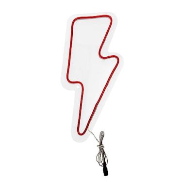 Imagem de Painel Luminoso Letreiro Criativo RAIO - Neon LED Vermelho