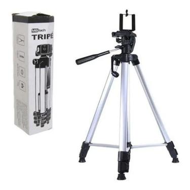 Imagem de Tripé 1,37M 3 Tamanhos Para Maquina Fotografica Filmadora