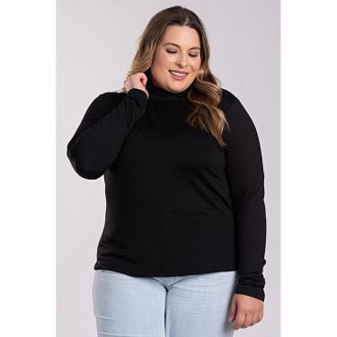 Imagem de Blusa Cacharréu Feminina Manga Longa Plus Size Térmica Peluciada - Serena