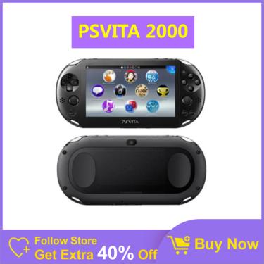Imagem de PSVITA 2000 original  PSV2000  Handheld Game Console  inclui 32GB  64GB  cartão de memória de 128GB
