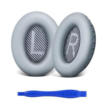 Imagem de Link Dream Almofadas auriculares de substituição para Bose Quiet Comfort 35 almofada de substituição de couro de proteína macia para Bose QC 35/25 / 15 QC2 / Ae2 / Ae2i / Ae2W / Sound Link/Sound True