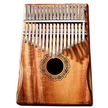 Imagem de Piano de polegar de bolso Kalimba 17 teclas tom C, instrumento de dedo teclado de percussão de dedo com piano de martelo de afinação, (18 cm x 13 cm) Xiangximu