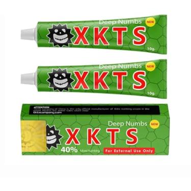 Imagem de 2 unidades de creme anestésico de tatuagem, 6-8 horas de força máxima creme anestésico de tatuagem, creme anestésico para tatuagens com Aloe Vera, vitamina E, lecitina (2 peças)