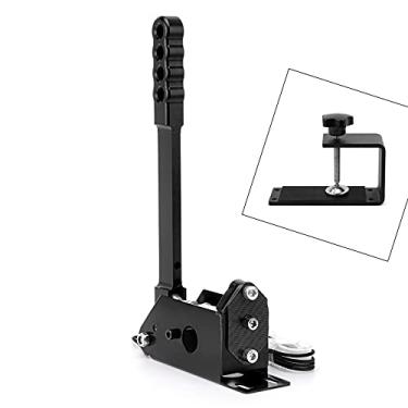 Imagem de aikeec 64 Bit USB Handbrake PC Handbrake Hall Sensor for PC Widows Sim Racing Games G25 G27 G29 T500 FANATECOSW DIRT RALLY (With Clamp, Black)