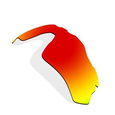 Imagem de Littlebird4 Lentes de reposição polarizadas de 1,5 mm para óculos de sol Oakley Radar EV Path OO9208 - várias opções, Espelhado vermelho fogo