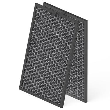 Imagem de Filtro duplo de substituição de carbono ativado 8L atualizado compatível com purificador de ar Okaysou AirMax 8L com filtro catalisador frio, 2 pacotes