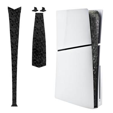 Imagem de Luck&Link Para Skin Sticker PS5 Slim Console Center Part Protection Texture Sticker, para PS5 Silm Digital Edition e Disc Edition Host Middle Strip Texture Skin Scratch (diamantes quebrados)