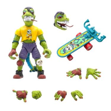 Imagem de Super7 Ultimates Teenage Mutant Ninja Turtles Mondo Gecko - 7" TMNT Action Figure with Accessories Classic Cartoon Collectibles and Retro Toys