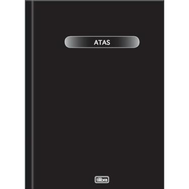 Imagem de Tilibra - Livro Atas Sem Margem Capa Dura - 100 Folhas,Tilibra - 1 un