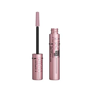 Imagem de Maybelline NY Lash Sensational Sky High Máscara de Cílios Lavável, Escova Flexível, Alongamento Sem Limites com Extrato de Bambu e Fibras, Impacto de Todos os Ângulos, Preto 7,2ml