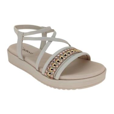 Imagem de Sandália Bebecê Pedraria Flatform 2289712 - Feminino