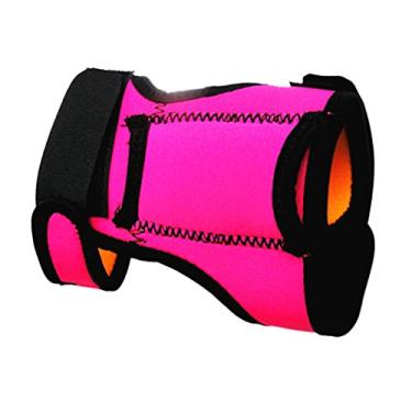 Imagem de #N/A Lanterna de LED mãos livres luva suporte de lanterna para mergulho debaixo d'água coldre - Rosa vermelho