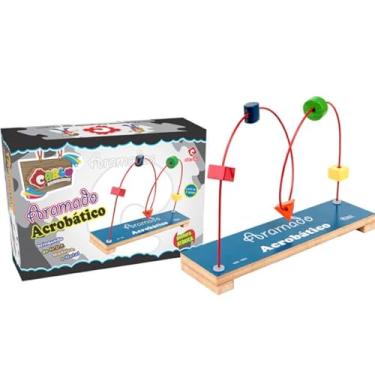 Imagem de Aramado Acrobático, em Madeira MDF e arame, +3 meses, um mundo de descobertas e aprendizado!