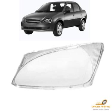 Imagem de Lente Farol Corsa Classic 2011 2012 2013 2014 2015 2016 LADO ESQUERDO 