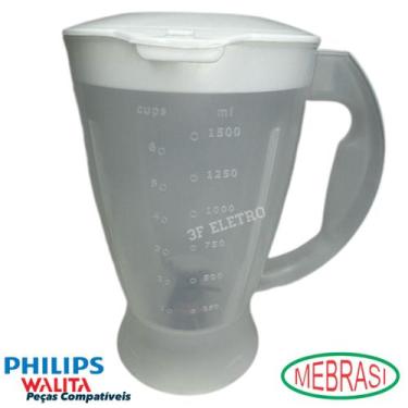 Imagem de Copo dos Liquidificadores Walita Ri1720 Ri1725 Ri1760 Ri1765 Ri1774 Ri